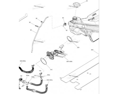 BD-415130069 Фильтр Топливный Для Ski Doo 415130069, 415130508, SM-07349