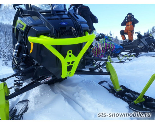 STS Бампер Передний Усиленный Для Polaris AXYS  (Синий)
