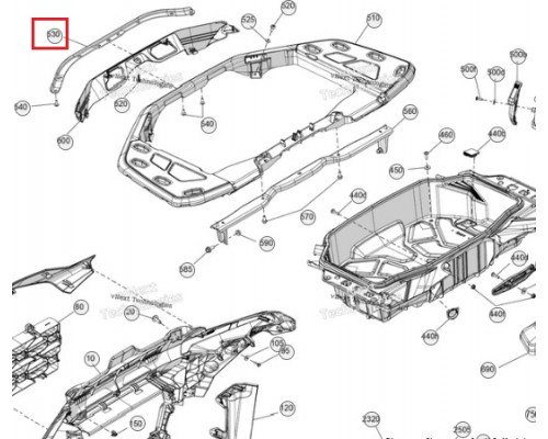 705211758 Кронштейн Переднего Багажника Для BRP Can Am OUTLANDER