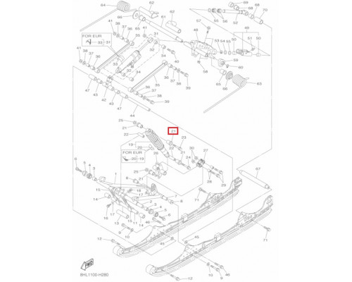 SM-08080 SPI Сайлентблок Амортизатора Для Yamaha 903-81141-01-00