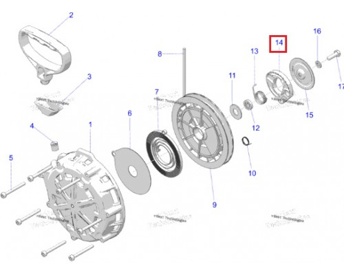 SM-11037E SPI Собачка Ручного Стартера Для Arctic Cat 0920-008, Polaris 5453993