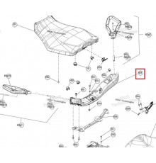 708004009 Кронштейн Ручек Пассажира Для BRP Can Am Outlander