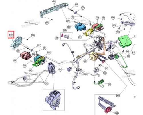 710009355 Фара Передняя Левая Для BRP Can Am OUTLANDER
