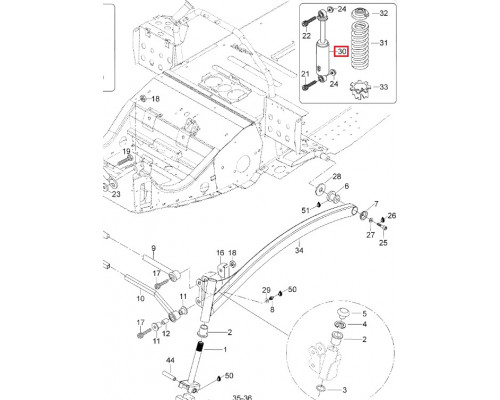 23182 Амортизатор Передней Подвески Для Ski Doo
