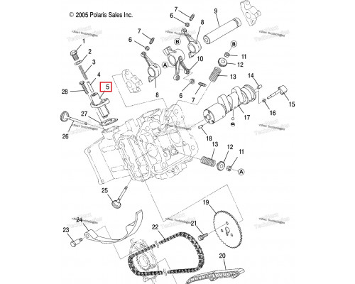 3086493 Натяжитель Цепи ГРМ Для Polaris 3086447