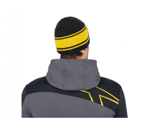 Шапка Ski-Doo Reversible Beanie Черно-Желтая 4488060010