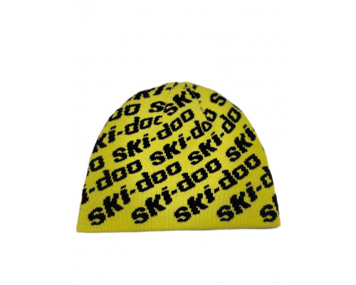 Шапка Ski-Doo Reversible Beanie Желто-Черная 4488060026