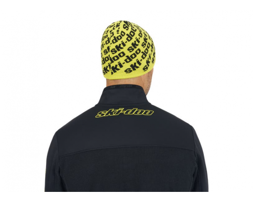 Шапка Ski-Doo Reversible Beanie Желто-Черная 4488060026