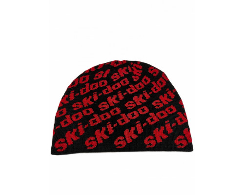 Шапка Ski-Doo Reversible Beanie Черно-Красная 4488060030