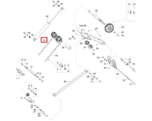 503192377 Пружина Задней Подвески Правая Для Ski Doo