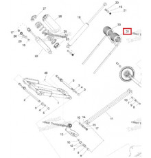 503192378 Пружина Задней Подвески Левая Для Ski Doo