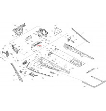 518332715 Пластина Переднего Модуля Рамы Для Ski Doo 600, 900 ACE
