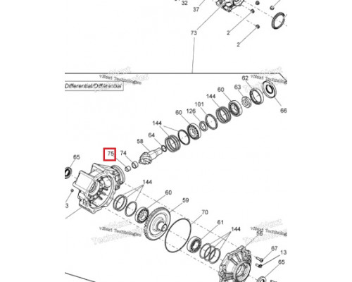 703500836 Подшипник Хвостовика Заднего Редуктора Для BRP Can Am