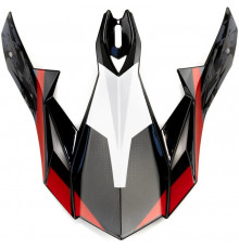 Козырек для шлема AIM RH855, FXR Helium Race Carbon Terrain Black/Red