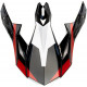 Козырек для шлема AIM RH855, FXR Helium Race Carbon Terrain Black/Red
