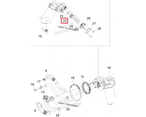 9510 3S PARTS Фильтр Топливный Для Ski Doo 415129510, SM-07183