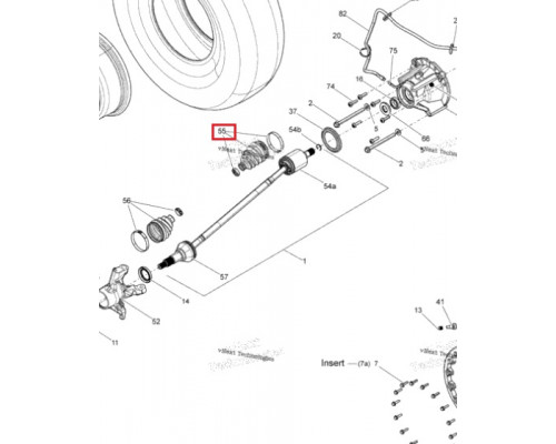 AT-03092 SPI Пыльник Привода Для BRP Can Am 705401346