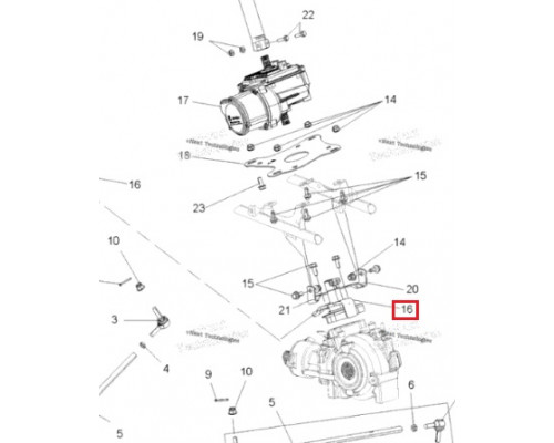 AT-08900 SPI Подшипник Рулевой Колонки Для Polaris 1823467, 1823762, 2205364