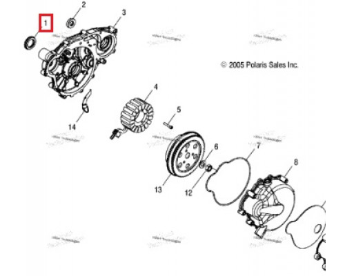 AT-09224 SPI Комплект Сальников Для Polaris 5412676, 5412881
