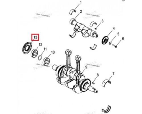 AT-09224 SPI Комплект Сальников Для Polaris 5412676, 5412881