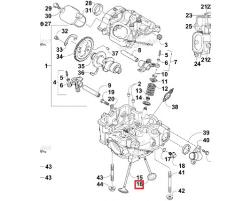 AU-09199E SPI Выпускной Клапан Двигателя Для Arctic Cat 0809-040, 0809-229