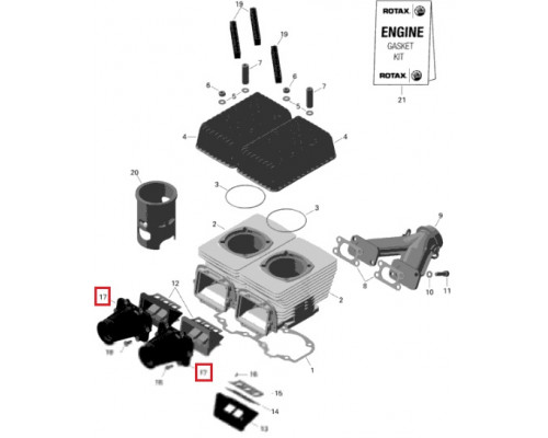 420667600 Впускной Патрубок Карбюратора Для Ski Doo