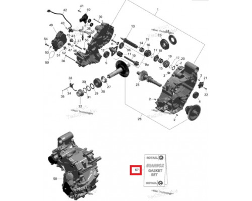 420684149 Ремкомплект КПП Outlander G2 1000 2012-2015 420684149