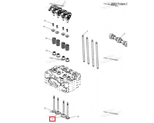 AU-09195I SPI Впускной Клапан Двигателя Для Polaris Frontier 5132696, 5137265
