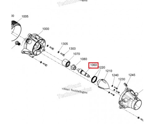 WC-03364 BRONCO Вал Импеллера Для BRP Sea Doo Spark 267000581