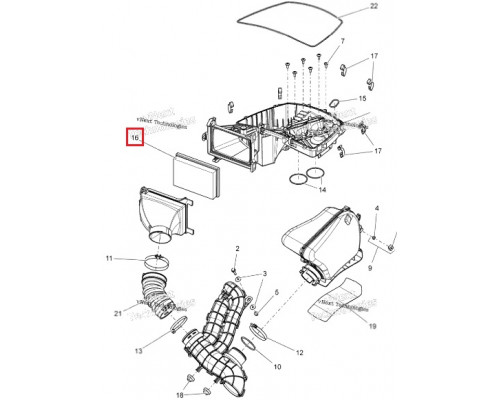 3013800 UFI Фильтр Воздушный Для BRP Can Am SPYDER, RYKER 707800306