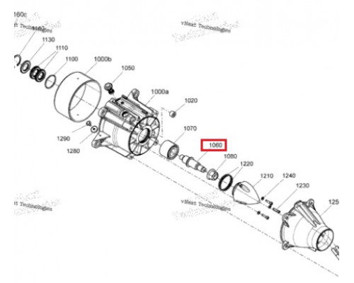 WC-03350 BRONCO Вал Импеллера Для BRP Sea Doo 267000388
