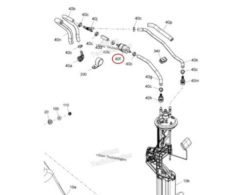 513034047 Фильтр Топливный Для Ski Doo 709000100, 709001016, 513033719, 513034127