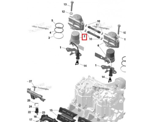 420874863 Форсунка Топливная Для Ski Doo Gen4