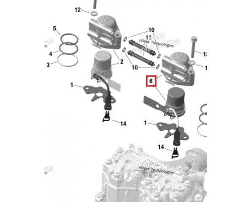 420874864 Форсунка Топливная Для Ski Doo Gen4