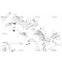 707603323 Втулка Глушителя Для BRP Can Am 707600077, 707600701, 707602775