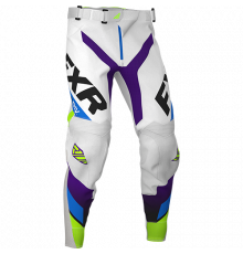 Штаны для мотокросса FXR Revo MX White/Purple/Lime 203340-0180 (36)
