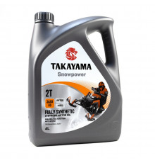 605629 Масло TAKAYAMA SNOWPOWER 2T Синтетическое 4л