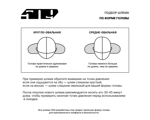 Шлем 509 Delta V Commander с подогревом Black Ops, XL