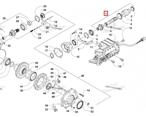 1502-083 Кардан Передний Для Arctic Cat