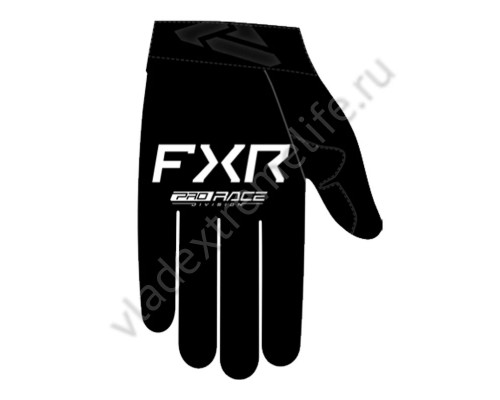 Перчатки FXR Cold Cross без утеплителя Black/White, XL