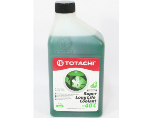 41601 TOTACHI Антифриз SUPER LONG LIFE COOLANT Green -40C Зеленый 1 Литр