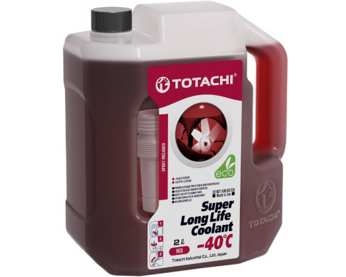 41802 TOTACHI Антифриз SUPER LONG LIFE COOLANT Red -40C Красный 2 Литра 41801