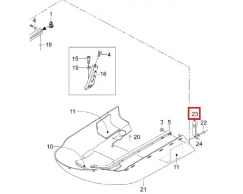 50-00-031 ПОЛИУРЕТАН Фиксатор Капота Для Ski Doo 570027100