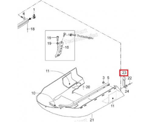 50-00-043 ПОЛИУРЕТАН Фиксатор Капота Для Ski Doo Skandic M5342952, 5342952