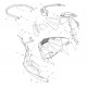 502007146 Передний Бампер Желтый Для Ski Doo REV XP