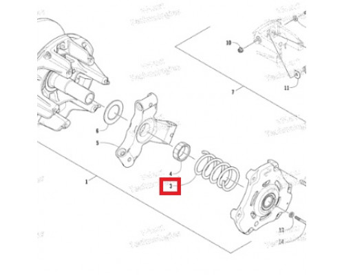 0646-940 Пружина Ведущего Вариатора Для Arctic Cat