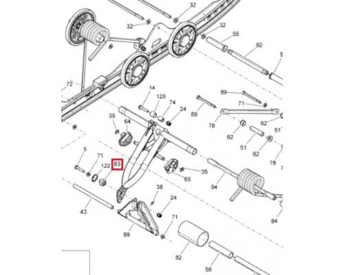 503193148 Подшипник Задней Подвески Для Ski Doo