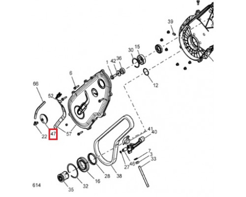 504152860 Колпачок Сапуна Корпуса КПП Для Ski Doo