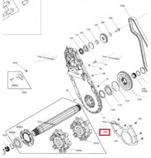 504154023 Вал Привода Гусеницы Для Ski Doo Gen4