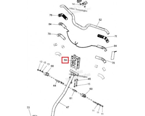 506152651 Проставка Руля 130 ММ Черная Для Ski Doo SUMMIT, FREERIDE 506152806